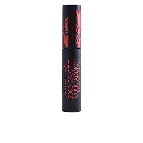 Image of Max Factor 2 Calorie Curl Addict Mascara with Curved Brush, Volume and Curl In One, Black, 11 ml
