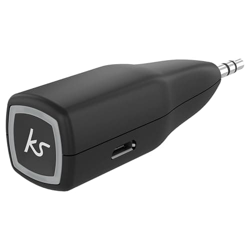 Image of KitSound MyJack 2 3.5mm Aux rechargeable battery Bluetooth Adapter 10m range