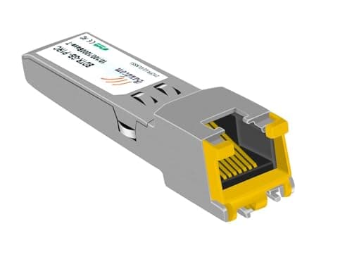 Image of 1G SFP to RJ45 Mini-Gbic Module 100-meter, 1000Base-T Copper Transceiver Compatible for Cisco GLC-T/SFP-GE-T, Meraki MA-SFP-1GB-TX, Ubiquiti UniFi UF-RJ45-1G, Netgear, Zyxel, D-Link, TP-Link and more