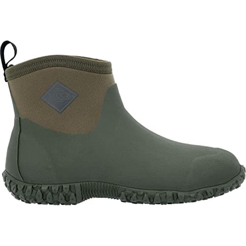 Image of Muck Boots Men's Muckster II Ankle Pull On Waterproof Ankle Boot, Moss, 7 Black