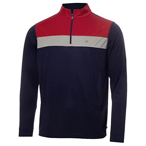 Image of Calvin Klein Mens Smith River Sweater - Navy - S