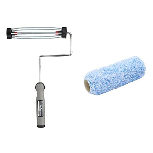 Image of ProDec Advance Titan No Break Ultra Tough Trade Professional Paint Roller Frame & 9 inch x 1.75" Extra Long Pile Ultra Tough Heavy Duty Woven Polyamide Trade Professional Masonry Paint Roller