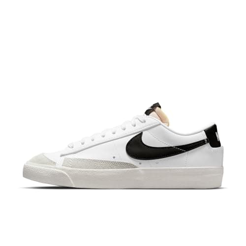 Image of Nike Women's Blazer Low '77 Sneaker, White/Black-Sail-White, 5