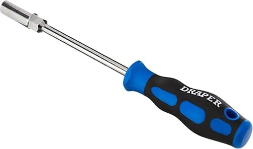 Image of Draper 1/4" Bit Holding Driver | Magnetic Hand Tool | Soft Grip Handle | Chrome Vanadium Steel Blade | 43643