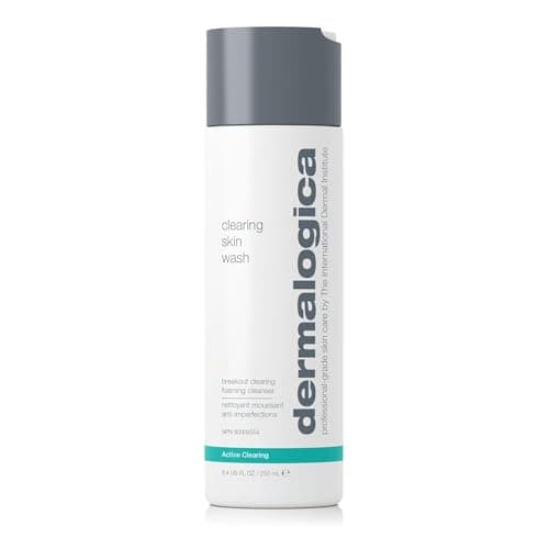 Image of Dermalogica Clearing Skin Wash - Foaming Prebiotic Cleanser for Clear & Radiant Skin, Prevents Future Breakouts, For Normal, Combination, And Oily Skin, 250ml