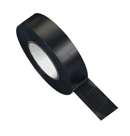 Image of Gocableties Black Electrical Tape, 19mm x 20m, Strong Self-Adhesive PVC Insulation Tape for Insulating, Repairing and Protecting Electrical Wires, 1 Roll