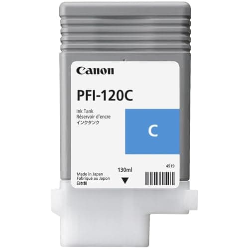 Image of Canon PFI120C Suitable for IPF TM200 Cyan Ink 2886C001 130ml