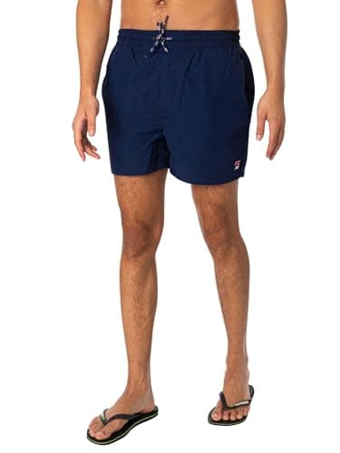 Image of FILA Men's Artoni Swim Shorts, Navy, M