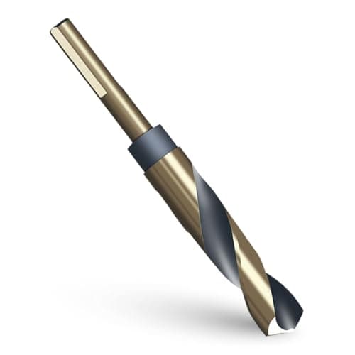 Image of Reduced Shank Drill Bit, HSS Metal, Cobalt Blacksmith Drill Bit for Stainless Steel Aluminum Alloy Metal Copper Plastic Wood and Building Woodworking DIY Projects (14mm)