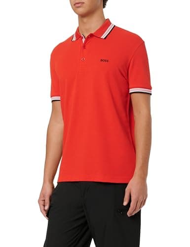 Image of BOSS Men's Polo Shirt, Open Red 644, XXL