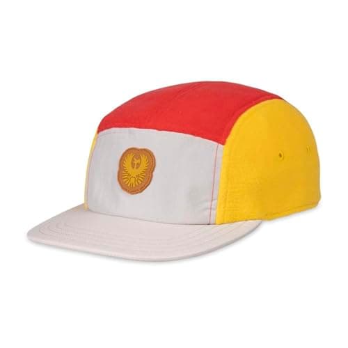 Image of Pokémon Center: Ho-Oh Pokémon Fleece Five-Panel Hat (One Size-Adult) Multicolor, Multicolor, One size