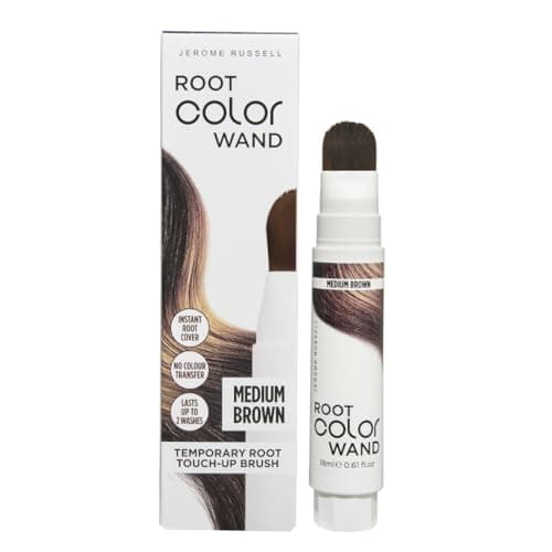 Image of Jerome Russell Root Color Wand in Medium Brown| Instant Up To 100% Grey Coverage | Non-Sticky Formula | Long-Lasting Results