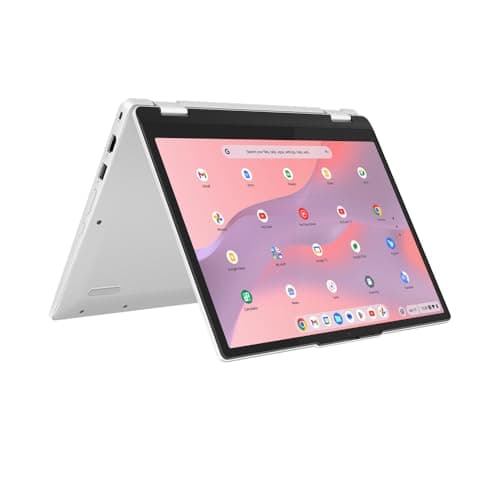 Image of Lenovo IdeaPad Flex 3 Chromebook 12.2 Inch WUXGA Touchscreen Laptop (Intel N100, Integrated Intel UHD Graphics, 8GB RAM, 128GB SSD, ChromeOS) - Grey
