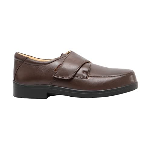 Image of Roamers Mens Extra Wide Fitting Touch Fastening Casual Shoes (8 UK) (Brown)