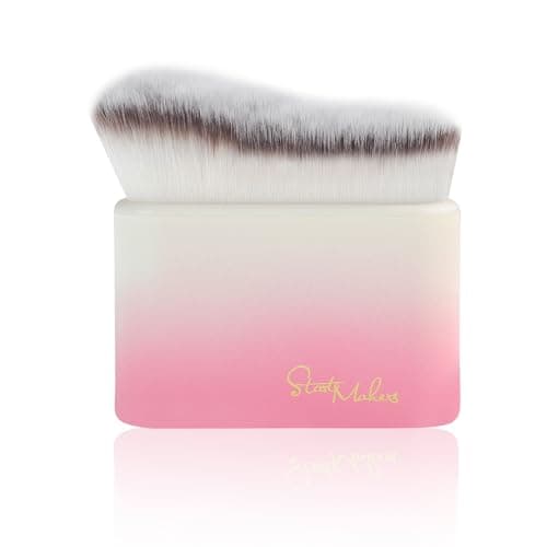 Image of Tanning Brush Start Makers Pink Makeup Brushes Kabuki Self-tanning Brush for Liquid, Cream and Powder Face Makeup for Body & Leg Makeup