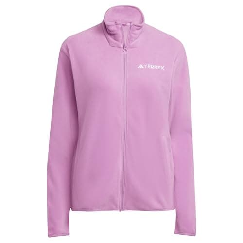 Image of adidas Women's Terrex Multi Essentials Full Zip Fleece Jacket, Preloved Purple, M