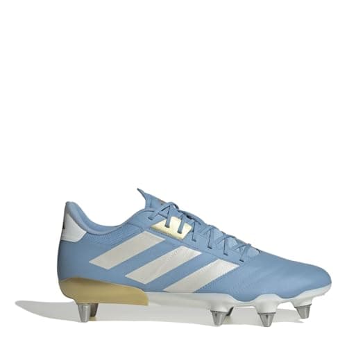 Image of adidas Mens Kakari RS Soft Ground Rugby Boots Blue/White/Gold 8 UK