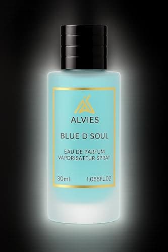 Image of Alvies® Blue D Soul Extrait de Parfum for Men | Long-Lasting Fragrance with 30% Oil Concentration | Our Impression of Bleu de Chanel | Fresh, Citrus & Woody 60&30ml & Free 2ml Sample with 60ml (30ml)