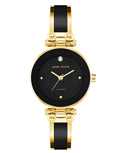 Image of Anne Klein Women's Genuine Diamond Dial Bangle Watch, AK/1980