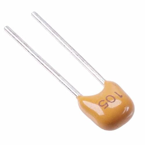 Image of 10 x 0.47uF 50V Y5V 0805 2.54mm Radial Ceramic Capacitor 20%