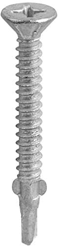 Image of TIMco LW50B BZP Wing Tip No.3 Self-Drilling Screw 5.5 x 50 - Zinc (Box of 200), Silver