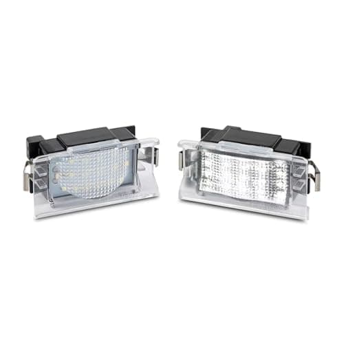 Image of Rear License Lights For BMW For 5 Series For E34 For Touring For Wagon 1987 1988 1989 1990 1991-1996 2Pcs White LED Number License Plate Light