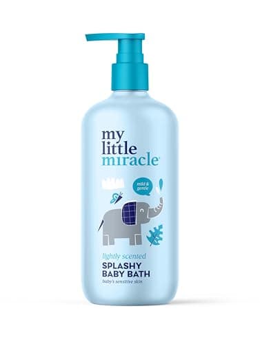 Image of My Little Miracle Splashy Baby Bath, Gentle Daily Care Formula, Ideal For Sensitive Skin, 500ml