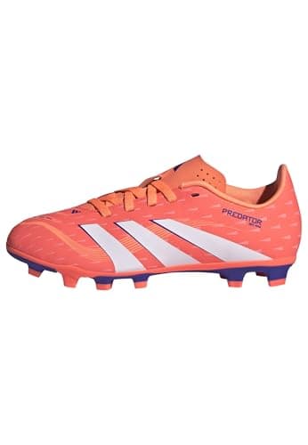 Image of adidas Unisex Children's Predator Club Firm Ground / Multi Ground Football Boots Kids Football Boots, Signal Coral White Beam Orange, 11 UK