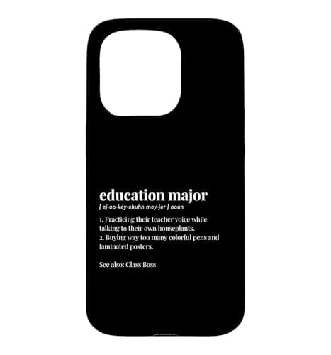 Image of Dictionary College Majors Education Major Pedagogy Student Case for iPhone 15 Pro