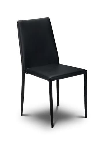 Image of Julian Bowen Set Of 4 Jazz Chairs - Black Dining