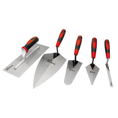 Image of Draper Redline 69153 Trowel Set (5-Piece), Red