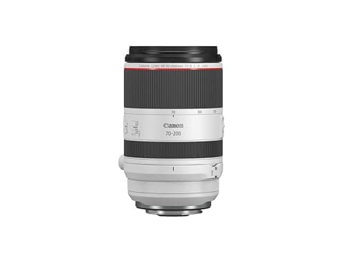 Image of Canon RF 70-200 mm F2.8L is USM Telezoom Lens (77 mm Filter Thread) 89.9 x 146 mm, White