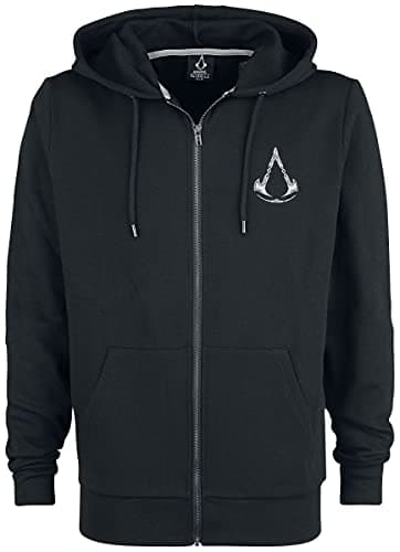 Image of Assassin's Creed Valhalla - Crest Banner - Men's Hoodie (l) Black