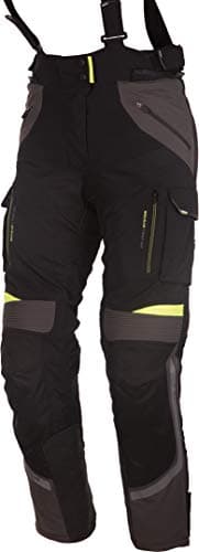 Image of Modeka Panamericana Women's Textile Motorcycle Trousers Black/Neon 46