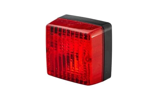 Image of HELLA Brand Rear Fog Light - Halogen, 12V, Red Lens, Plastic Housing, P21W, 57mm x 97mm, Compatible with Mercedes Benz - Light Assembly