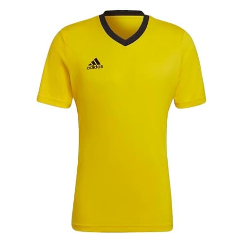 Image of adidas Men's Entrada 22 Jersey, Team Yellow/Black, M