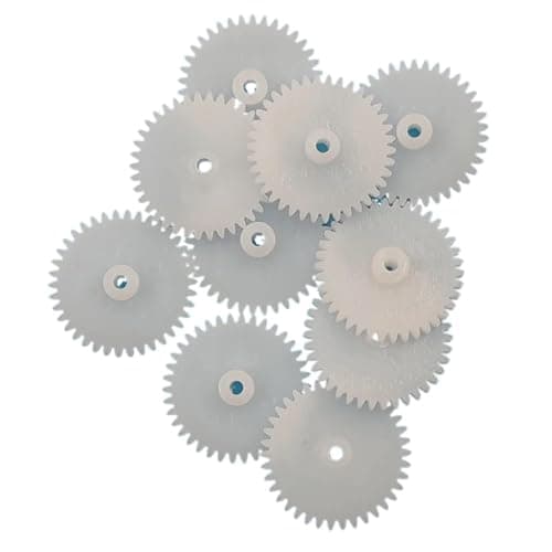 Image of Spindle Gears,10pcs 0.5 Module 503A 508A Plastic Gear Wheel .5M 38 Teeth 50 Single Layer Cylindrical 3mm Bore Spur Pinion Motor Transmission(50T)