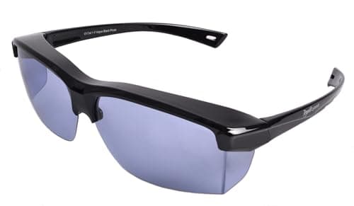 Image of Rapid Eyewear Vogue Mens & Ladies Photochromic Wear Over Glasses Sunglasses: Lenses Darken in the Sun: Fit Over Specs up to 140mm Wide for Driving, Cycling & Sports