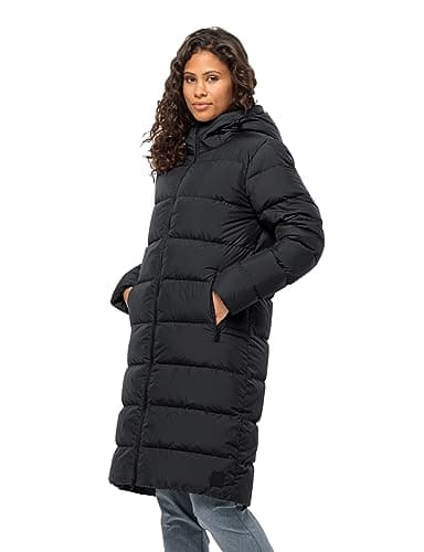 Image of Jack Wolfskin Women's Frozen Palace Coat W Down Parka, Black, XL