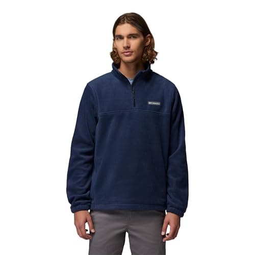 Image of Columbia Men's Steens Mountain Half Zip, Fleece Pull Over, Collegiate Navy, Medium