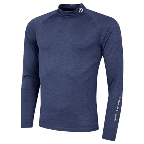 Image of Oscar Jacobson Mens Hamilton Baselayer - Navy - XXXL