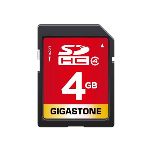 Image of Gigastone 4GB High Speed SDHC Memory Card, Prime Series, Compatible with Photos, Videos, Music, Voice Files, Camcorder, Camera, PC, Class 4, with 1 Mini Case