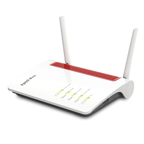 Image of FRITZ!Box 6850 5G wireless router Gigabit Ethernet Dual-band (2.4 GHz / 5 GHz) Black, Red, White
