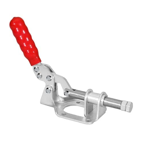Image of POWERTEC 1PK Toggle Clamp, 300lbs Holding Capacity, 302F Quick Release Push/Pull Clamp for Woodworking Jigs and Fixtures, Pocket Hole Jigs, Welding, CNC (20304)