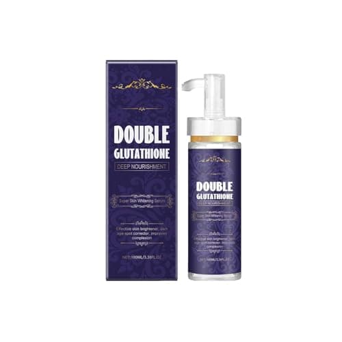 Image of Double Glutathione Super Skin Whitening Serum, Dark Spot Corrective Serum, Vitamin C And Niacinamide for Skin, Hydration, Dark Spots, Even Skin Tone, Moisturizing, Lighten Face And Body (1Pc)