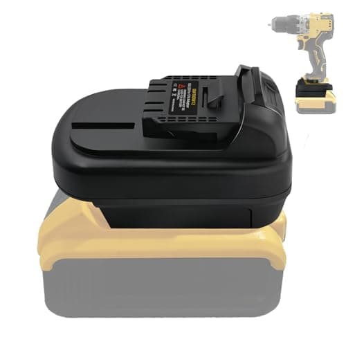 Image of DEWDYS Adapter for Dewalt 12V,for Dewalt 20V Max XR DCB200 Lithium-ion Battery Convert to for Dewalt 12V DCB120 DCB124 DCB126 Battery,Work for Dewalt 12V MAX Cordless Power Tool Converter