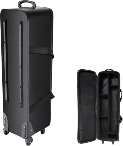 Image of MYOYAY Studio Equipment Trolley Case 39.76" x13''x8.66'', Rolling Camera Bag with Wheels, Tripod Light Stand Carry Case, Water-Resistant Photo Bag for Strobes, Light Stands, Tripods, Telescopes