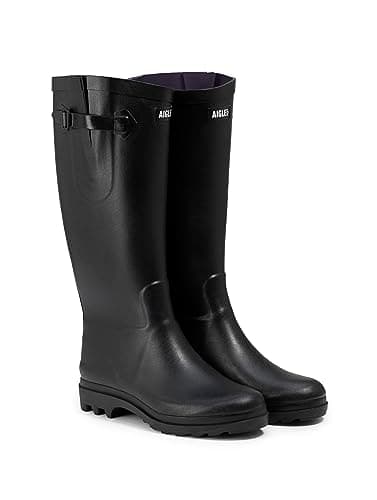 Image of Aigle Womens Aiglentine 2 NL Rubber Noir Boots 5 UK