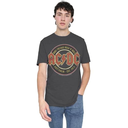 Image of ACDC Est. '73 Unisex T Shirt, Charcoal, Large