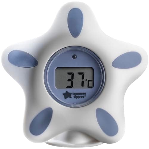Image of Tommee Tippee InBath Digital Thermometer, Suitable for Bathing and their Nursery, Waterproof and Floats in Water, Easy to Read LCD Display